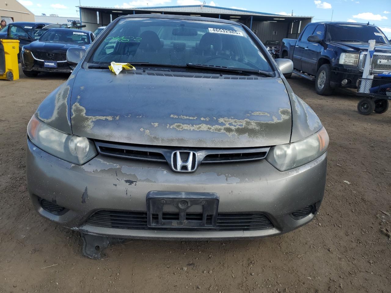 2007 Honda Civic VIN 2HGFG12697H527376 Copart auction photo, all over damage thumbnail 5