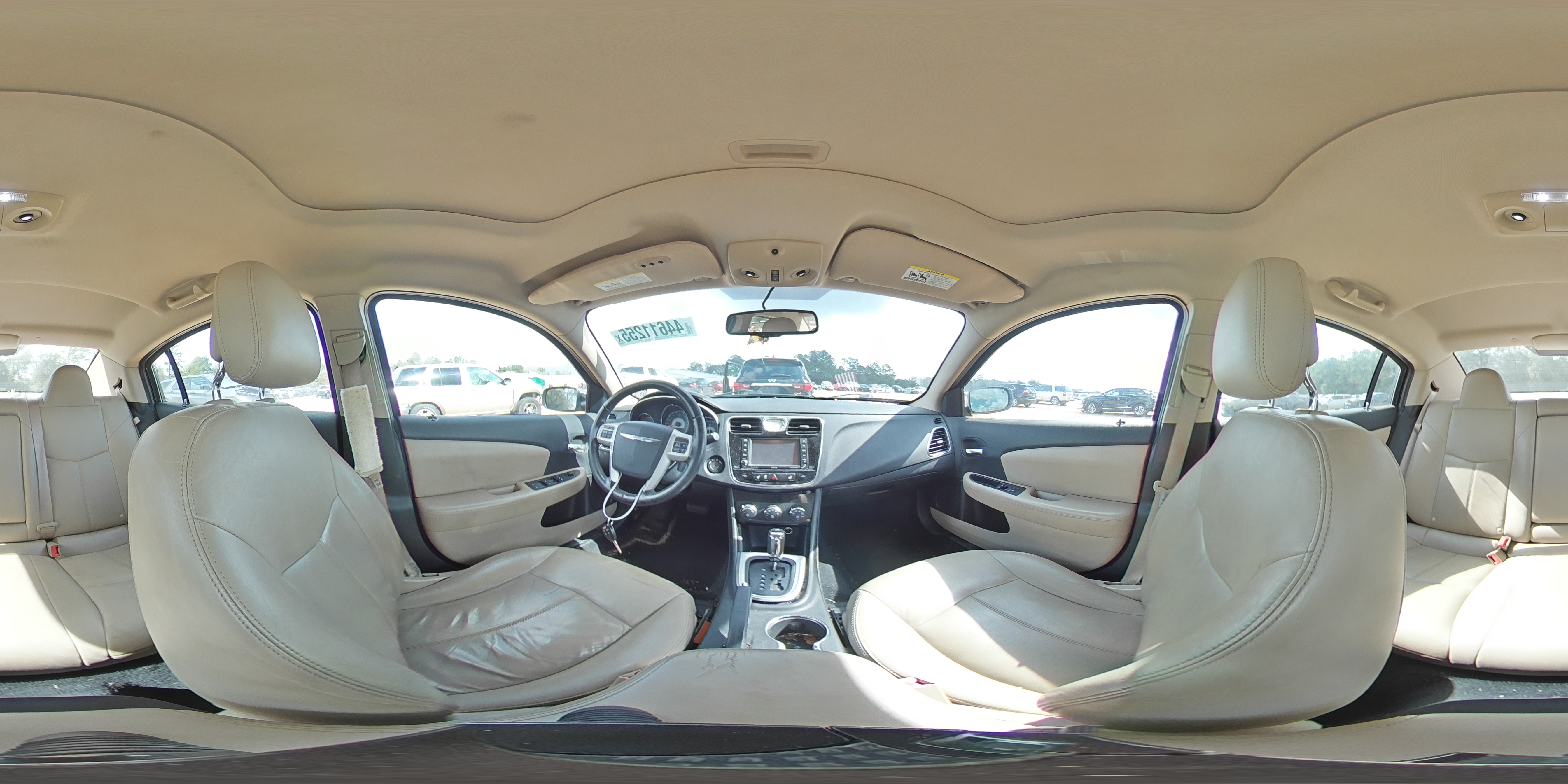 2012 Chrysler 200 VIN 1C3CCBCB4CN137371 Copart auction photo, front end / side damage thumbnail 13