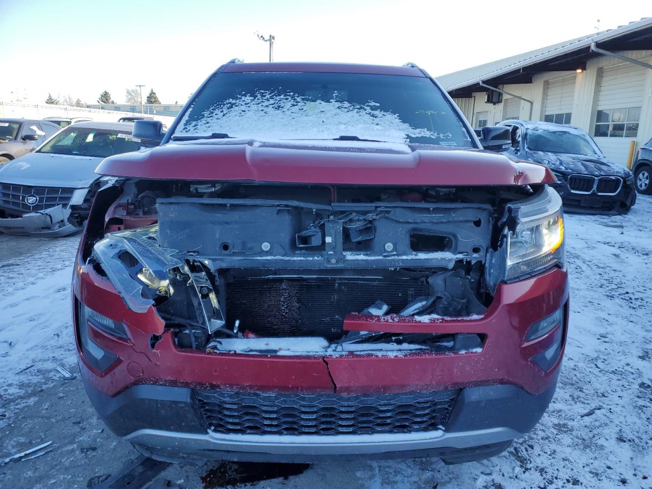 2017 Ford Explorer VIN 1FM5K8D87HGA09744 Copart auction photo, front end damage thumbnail 5
