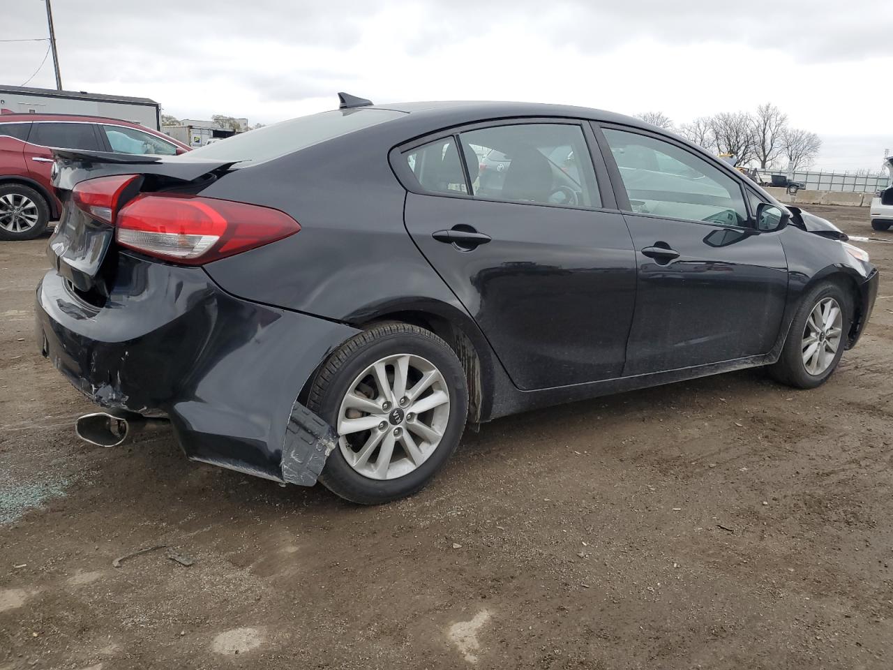 2017 KIA Forte VIN 3KPFL4A78HE089629 Copart auction photo, rear end / front end damage thumbnail 3