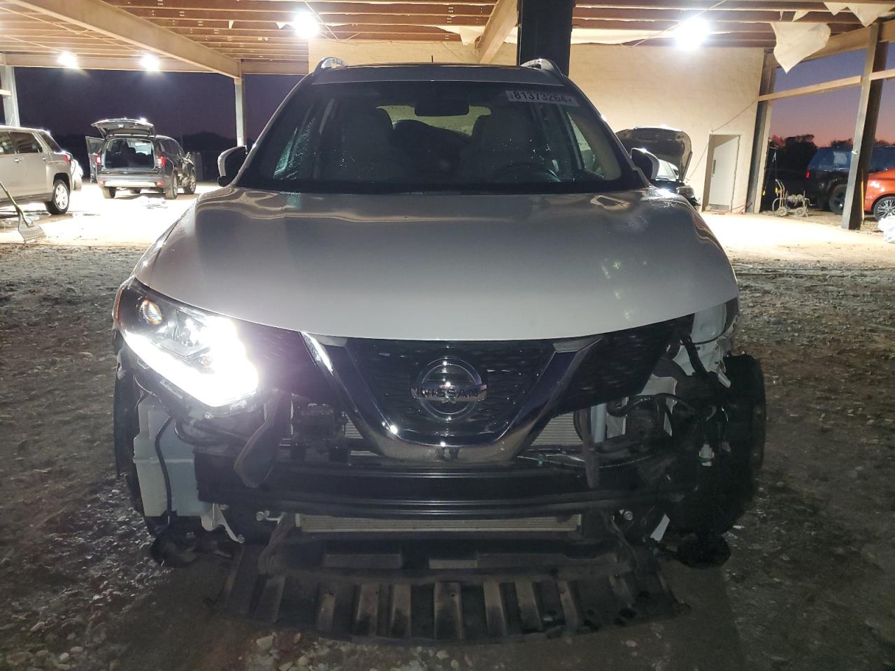 2016 Nissan Rogue VIN 5N1AT2MV5GC880131 Copart auction photo, front end damage thumbnail 5