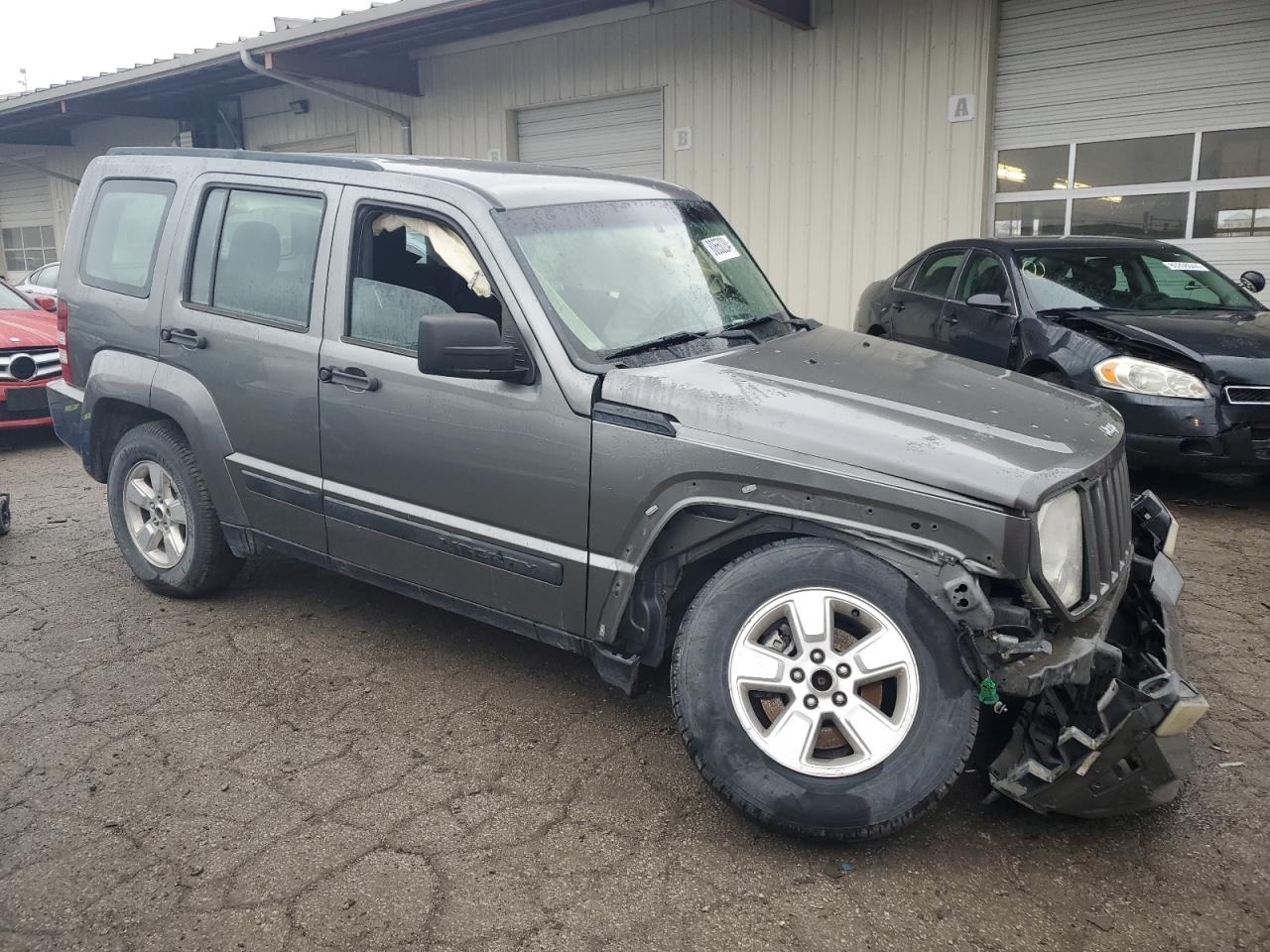 2012 Jeep Liberty (North America) VIN 1C4PJMAK4CW209648 Copart auction photo, side / front end damage thumbnail 4