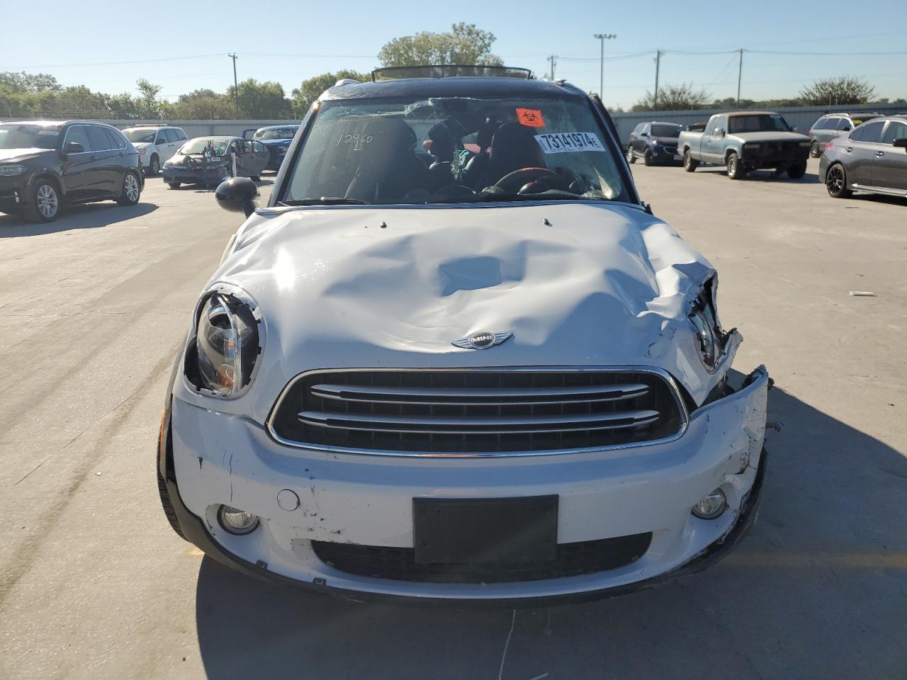 2015 MINI Cooper VIN WMWZB3C59FWR46112 Copart auction photo, all over damage thumbnail 5