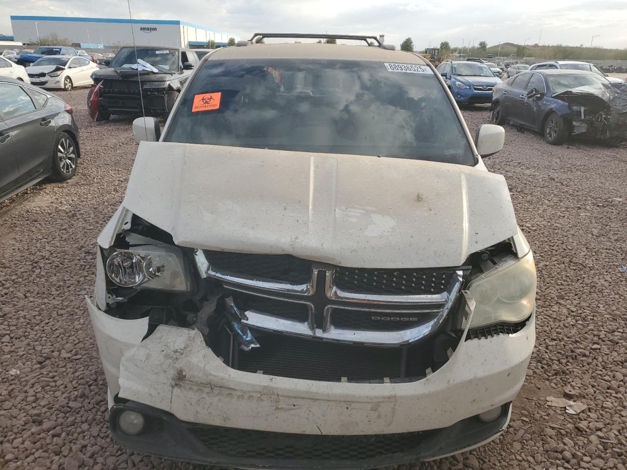 2011 Dodge Caravan VIN 2D4RN5DG9BR755642 Copart auction photo, all over damage thumbnail 5