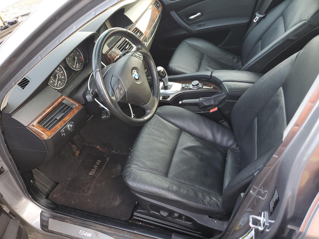 2009 BMW 5er VIN WBANU53519C123474 Copart auction photo, mechanical damage thumbnail 7