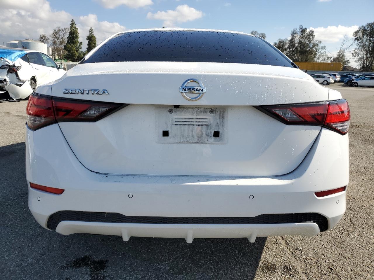 2020 Nissan Sentra VIN 3N1AB8BV4LY220180 Copart auction photo, side damage thumbnail 6