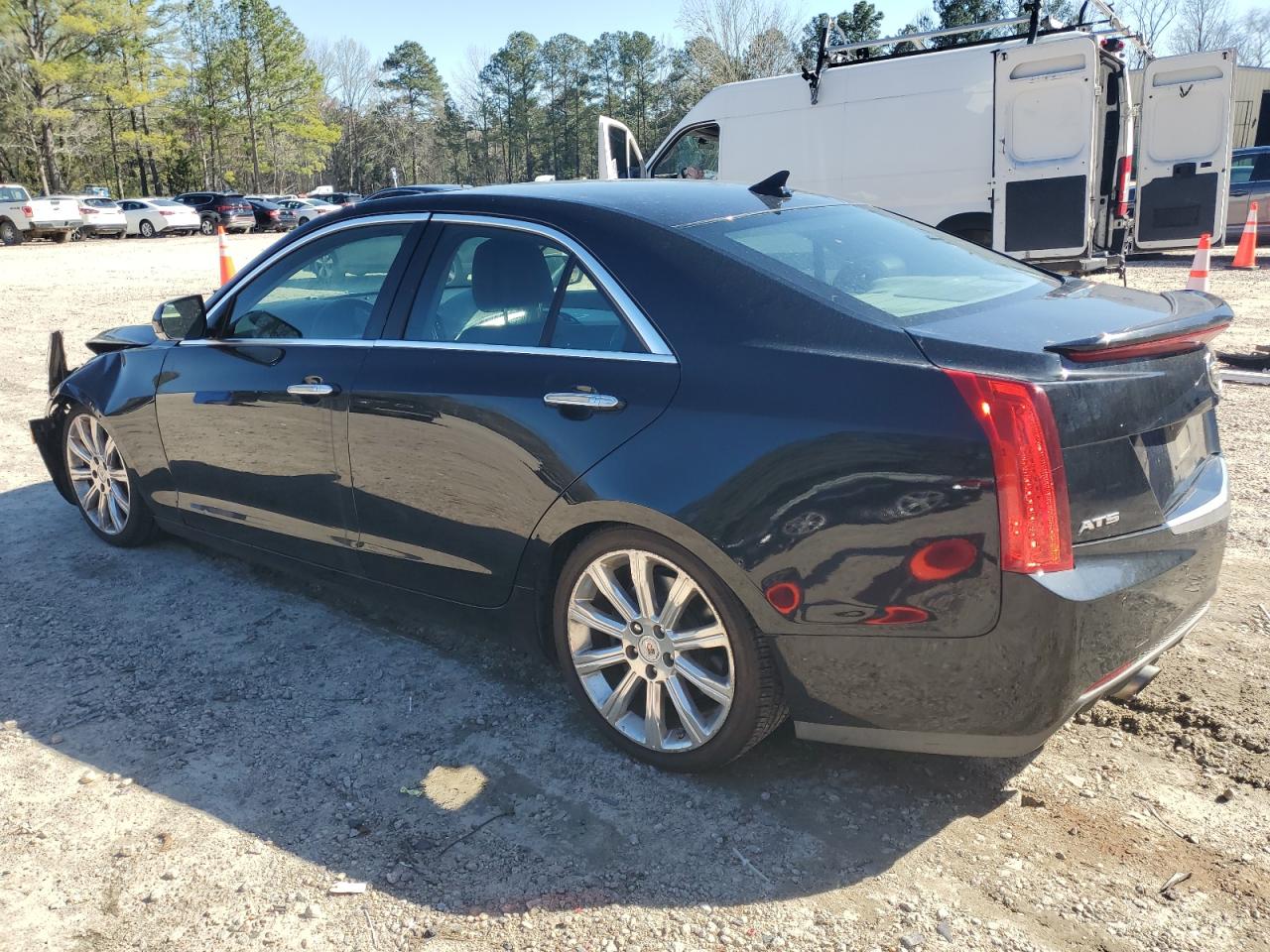 2013 Cadillac ATS VIN 1G6AE5S32D0134592 Copart auction photo, front end damage thumbnail 2