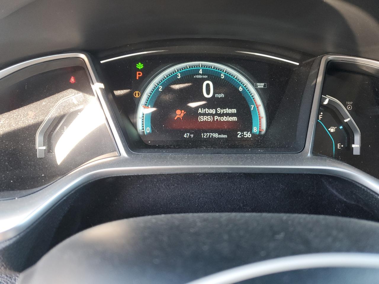2018 Honda Civic VIN 2HGFC2F72JH539820 Copart auction photo, front end / frame damage damage thumbnail 9