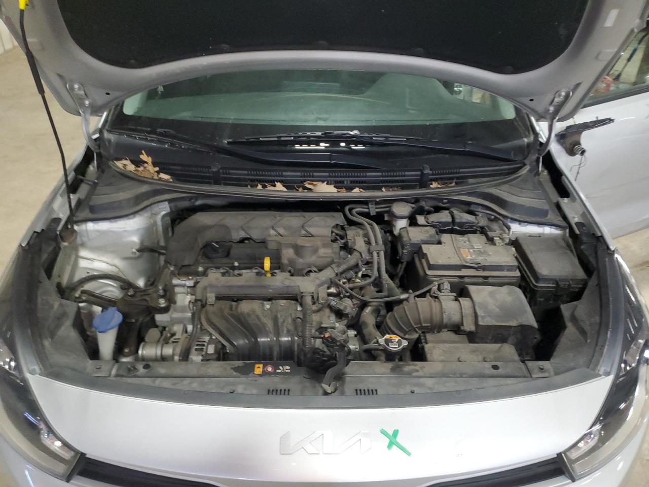 2022 KIA Rio VIN 3KPA24AD2NE445328 Copart auction photo, rear end / side damage thumbnail 11