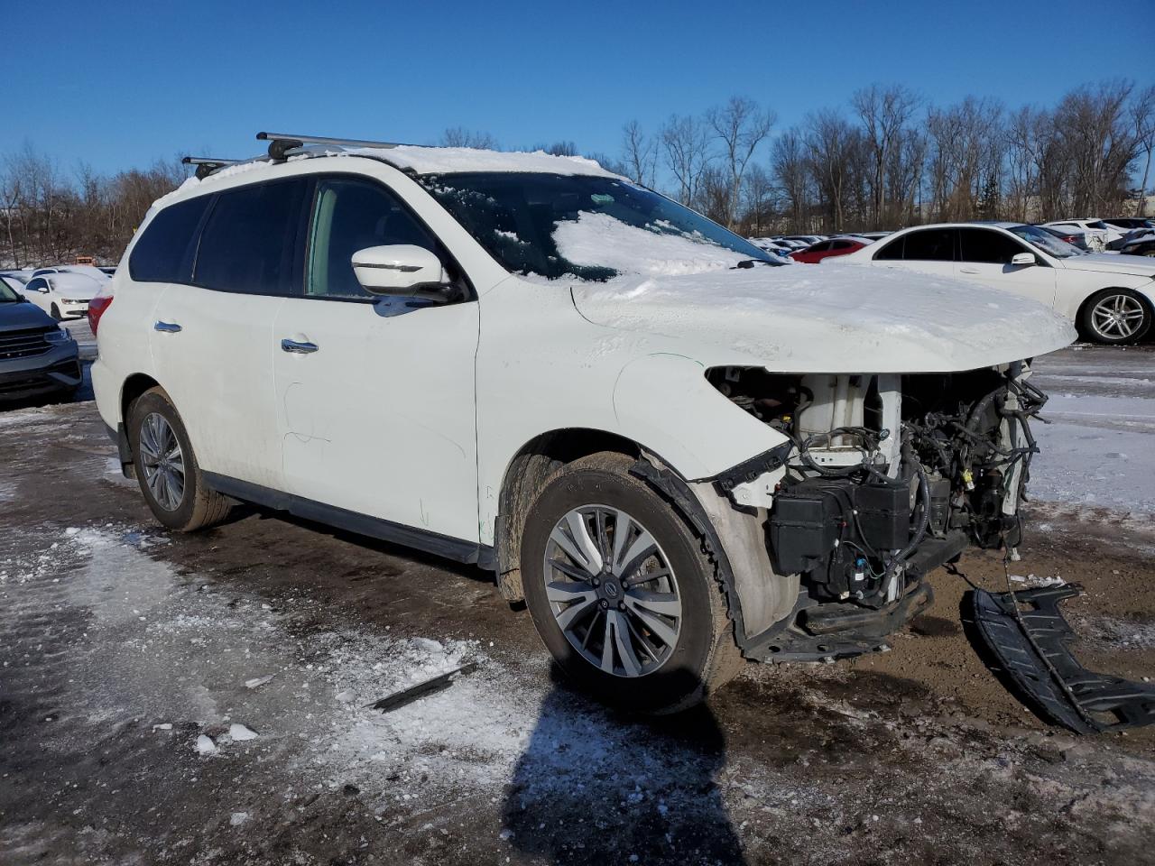 2020 Nissan Pathfinder VIN 5N1DR2AM8LC598129 Copart auction photo, front end damage thumbnail 4