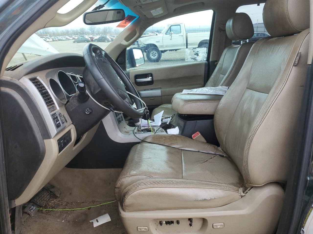 2008 Toyota Sequoia VIN 5TDBY67A08S003220 Copart auction photo, front end damage thumbnail 7