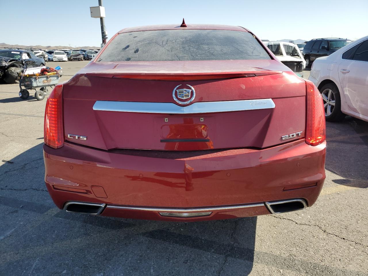2014 Cadillac CTS VIN 1G6AR5SX5E0150567 Copart auction photo, side damage thumbnail 6