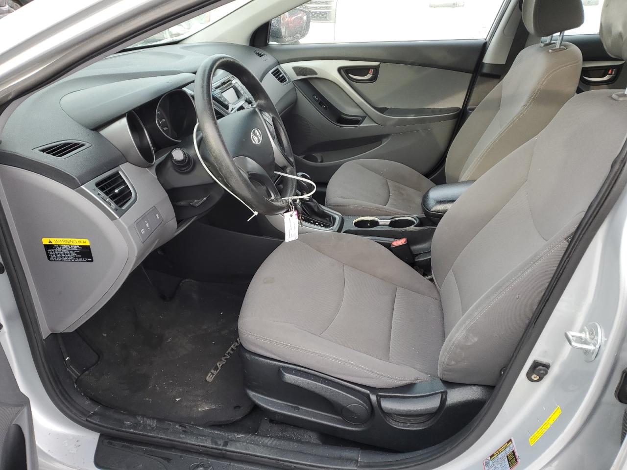 2014 Hyundai Elantra VIN KMHDH4AE9EU170591 Copart auction photo, front end damage thumbnail 7
