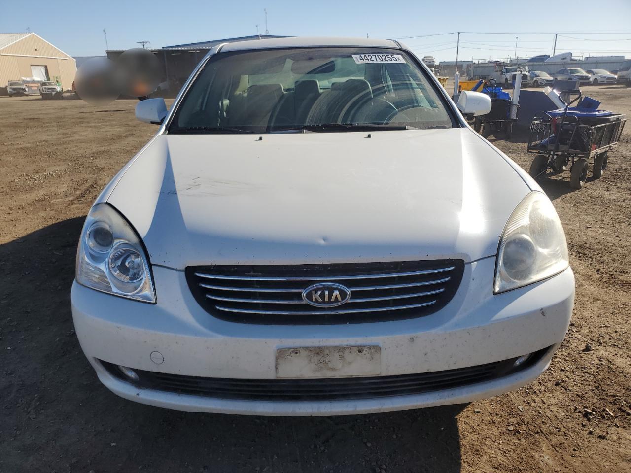 2007 KIA Optima VIN KNAGE124075130358 Copart auction photo, side damage thumbnail 5