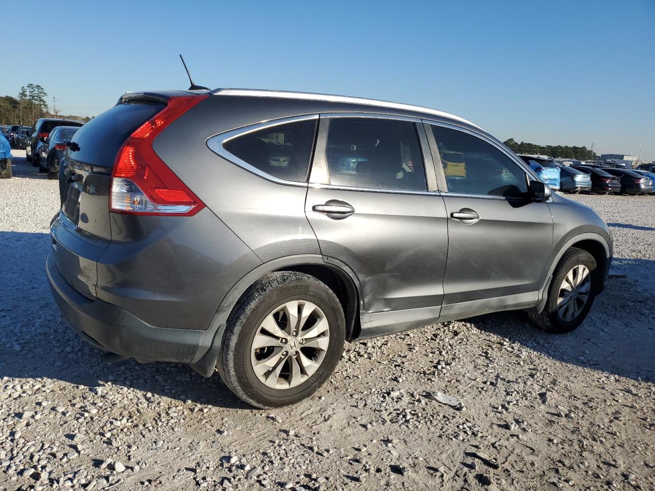 2013 Honda CR-V VIN 2HKRM3H79DH514338 Copart auction photo, side / minor dent/scratches damage thumbnail 3