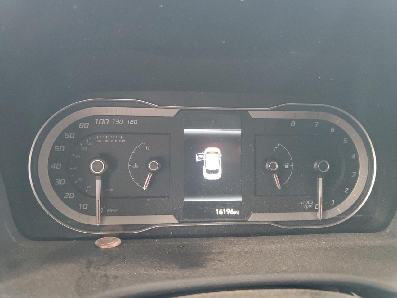 2024 Hyundai Tucson VIN 5NMJBCDE4RH308825 Copart auction photo, all over / top/roof damage thumbnail 9