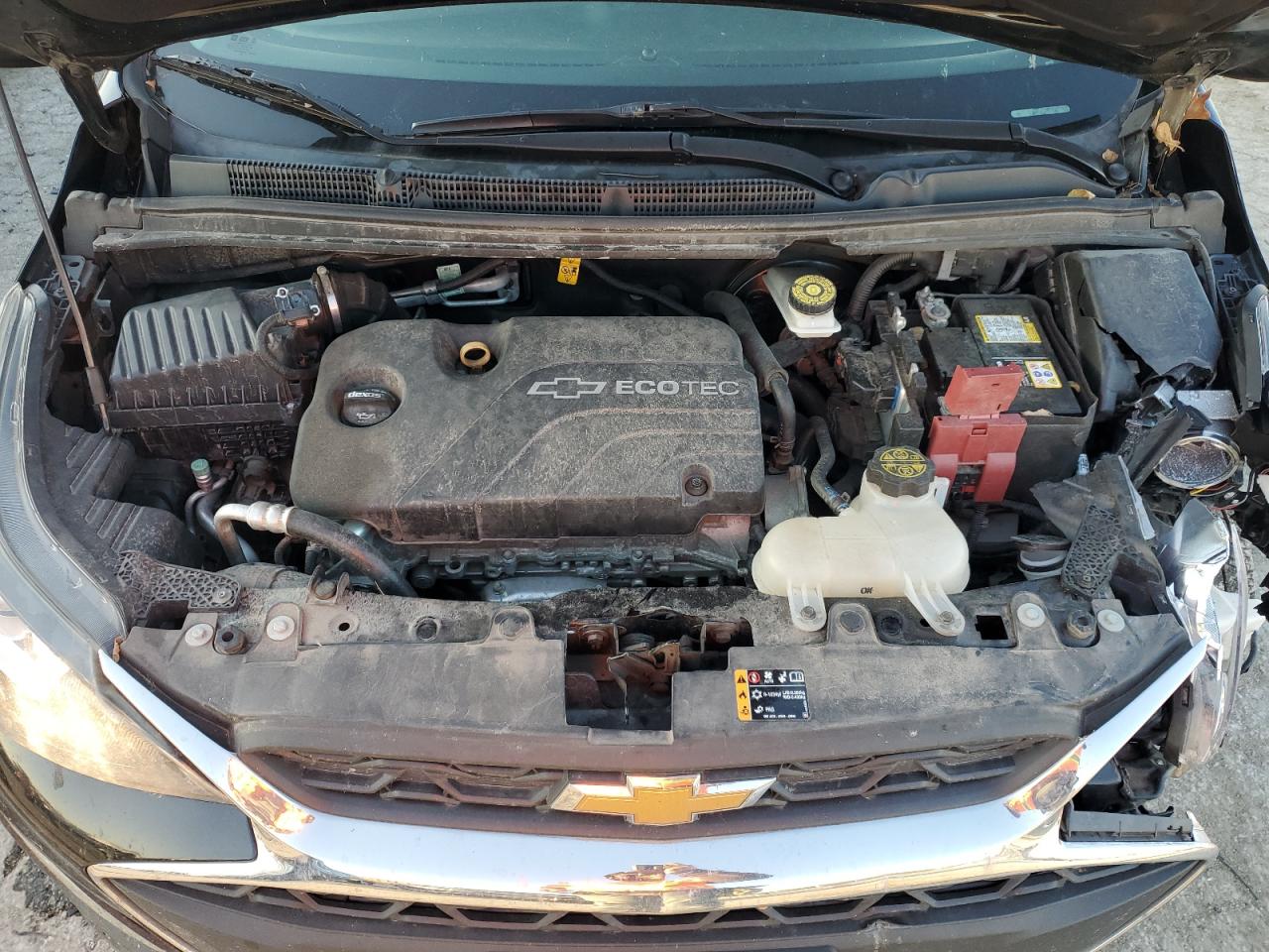 2020 Chevrolet Spark VIN KL8CB6SA8LC416082 Copart auction photo, front end damage thumbnail 11