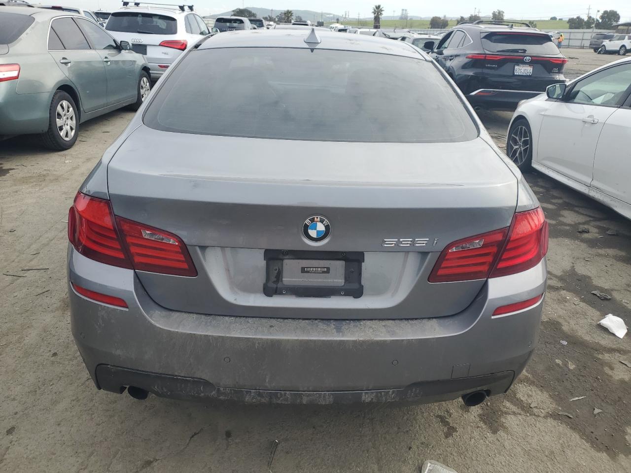 2012 BMW 5er VIN WBAFR7C55CC808683 Copart auction photo, front end damage thumbnail 6