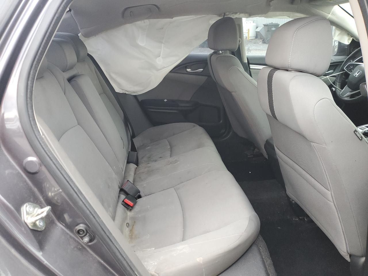 2016 Honda Civic VIN 19XFC2F77GE220528 Copart auction photo, side / rear end damage thumbnail 10