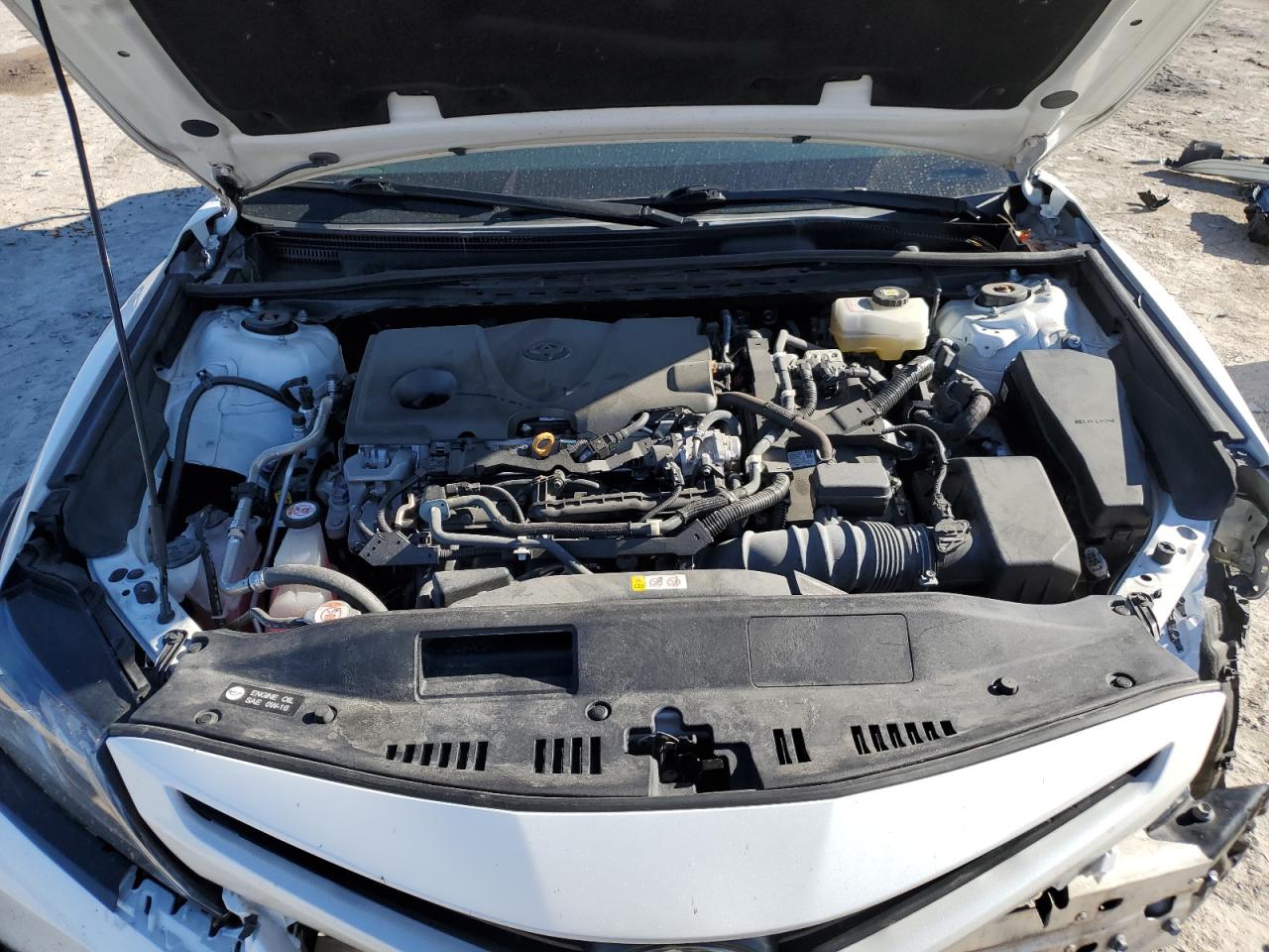 2021 Toyota Camry VIN 4T1K31AK6MU029597 Copart auction photo, rear end / front end damage thumbnail 12