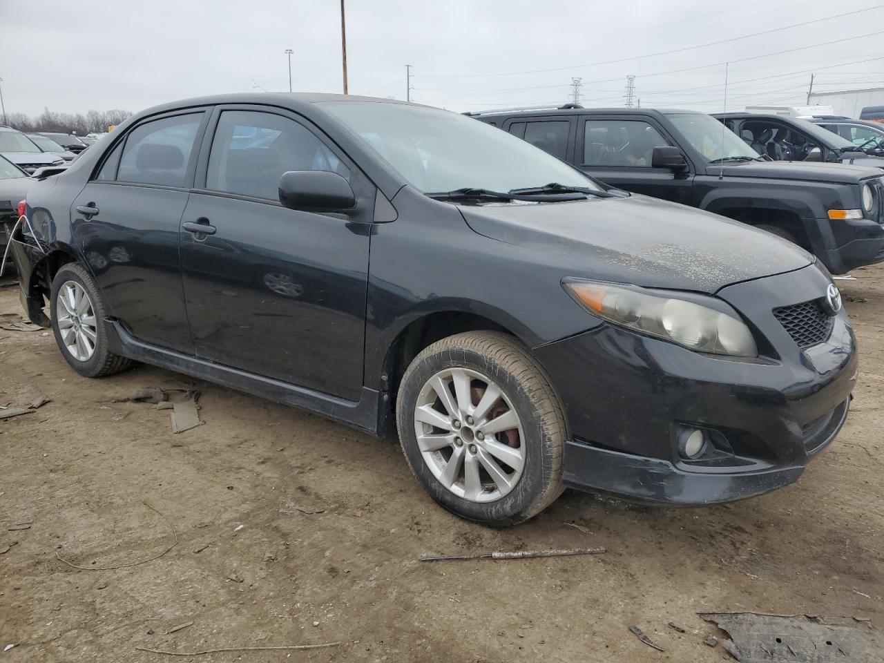 2009 Toyota Corolla VIN 1NXBU40E69Z140538 Copart auction photo, rear end / front end damage thumbnail 4