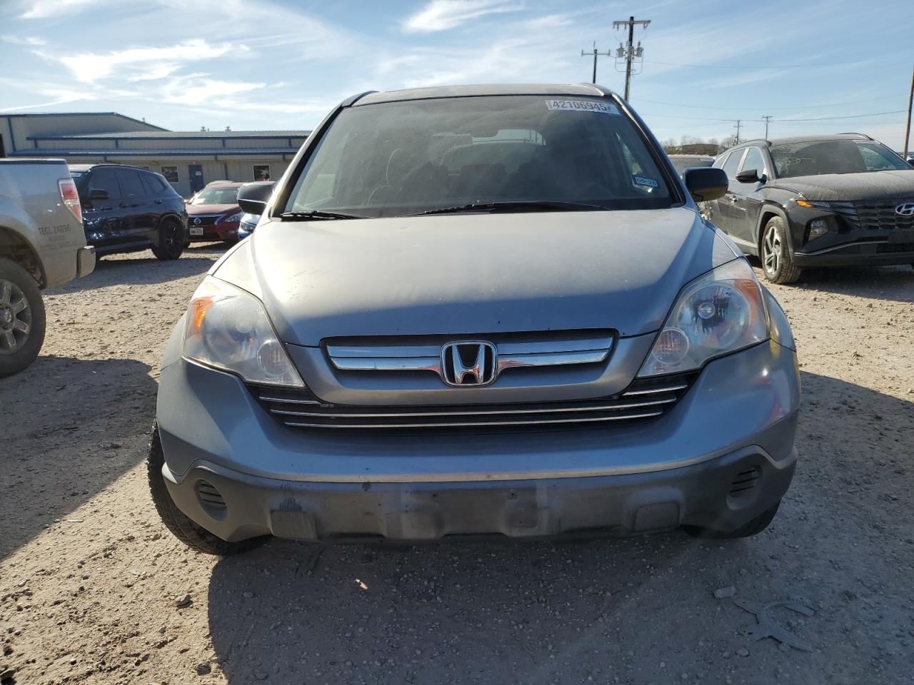 2007 Honda CR-V VIN JHLRE38577C063165 Copart auction photo, front end damage thumbnail 5