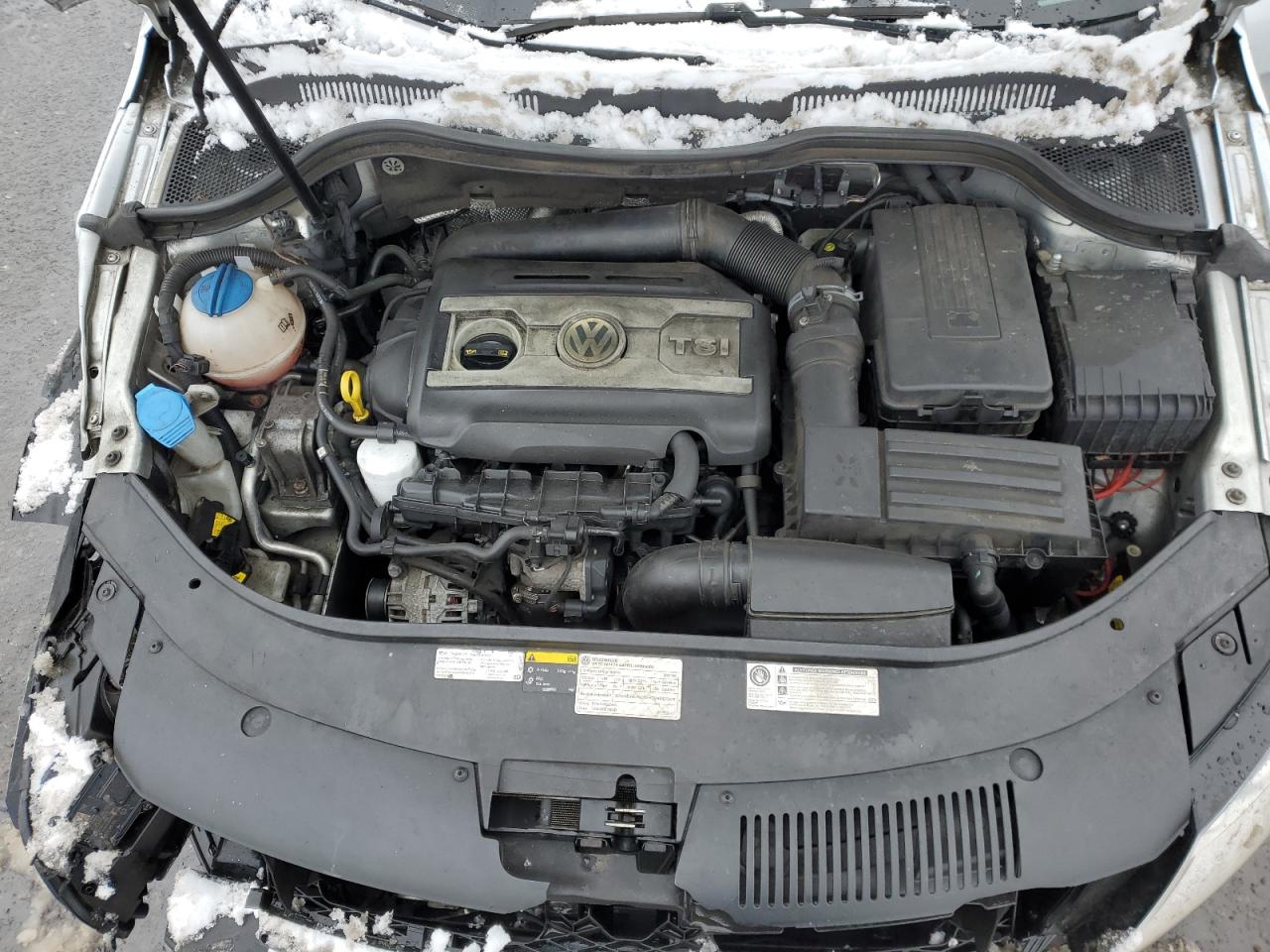 2014 Volkswagen Passat CC VIN WVWBP7AN3EE511462 Copart auction photo, front end damage thumbnail 12