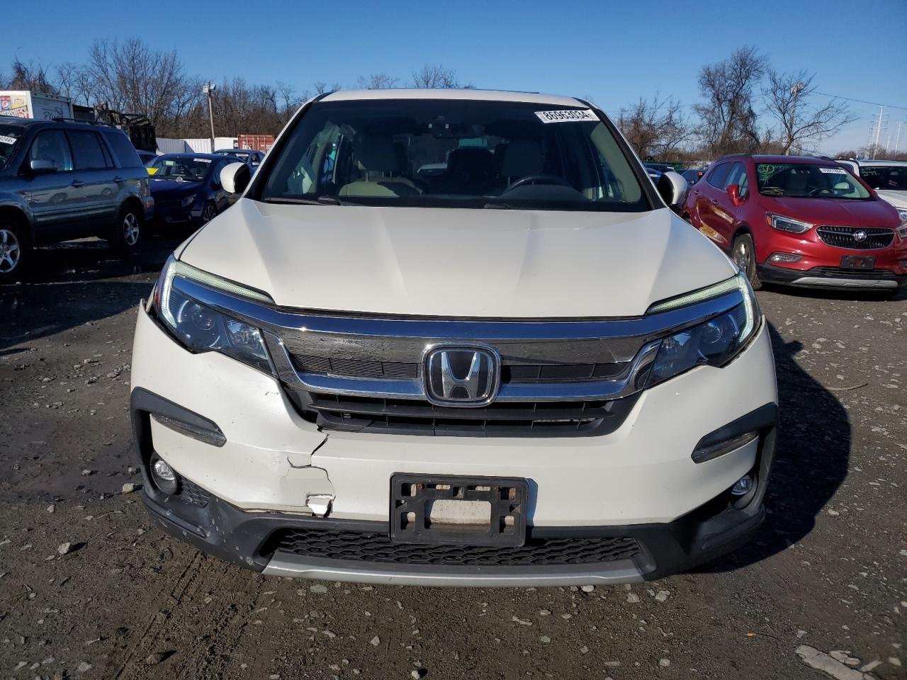 2019 Honda Pilot VIN 5FNYF6H50KB048834 Copart auction photo, side / undercarriage damage thumbnail 5