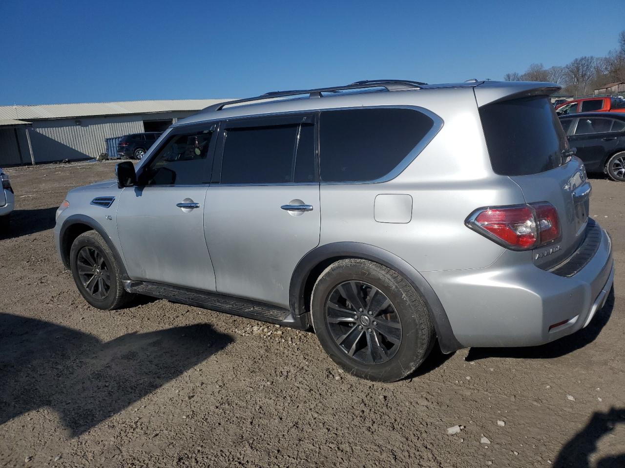 2018 Nissan Armada VIN JN8AY2NC9J9550455 Copart auction photo, front end damage thumbnail 2