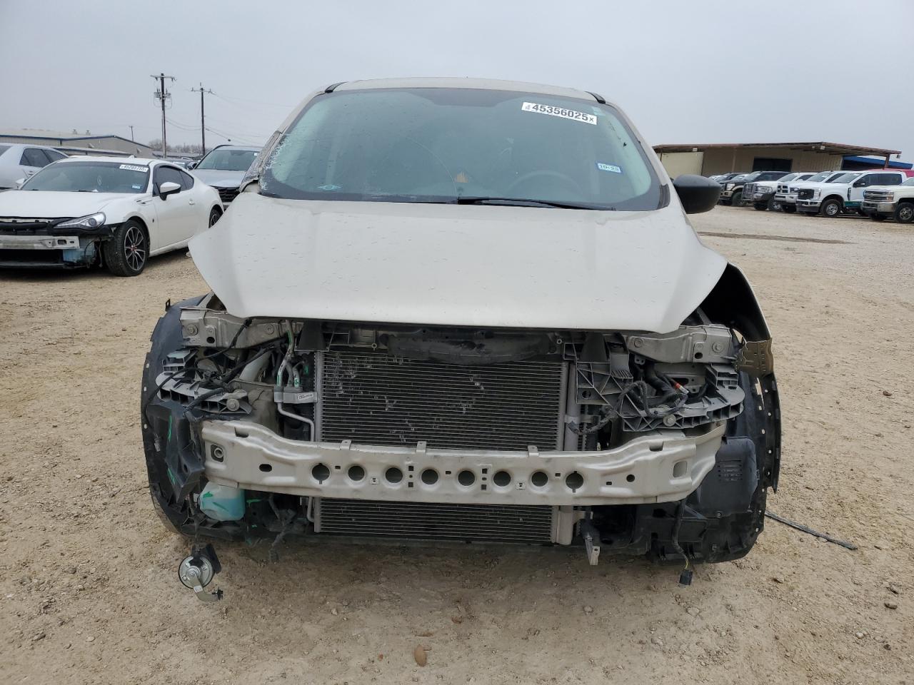 2017 Ford Escape VIN 1FMCU0F73HUB60119 Copart auction photo, front end / side damage thumbnail 5