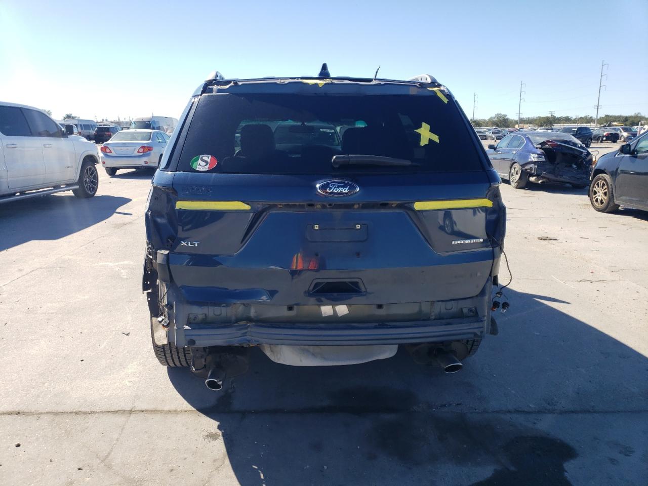 2016 Ford Explorer VIN 1FM5K7D89GGB49724 Copart auction photo, rear end damage thumbnail 6