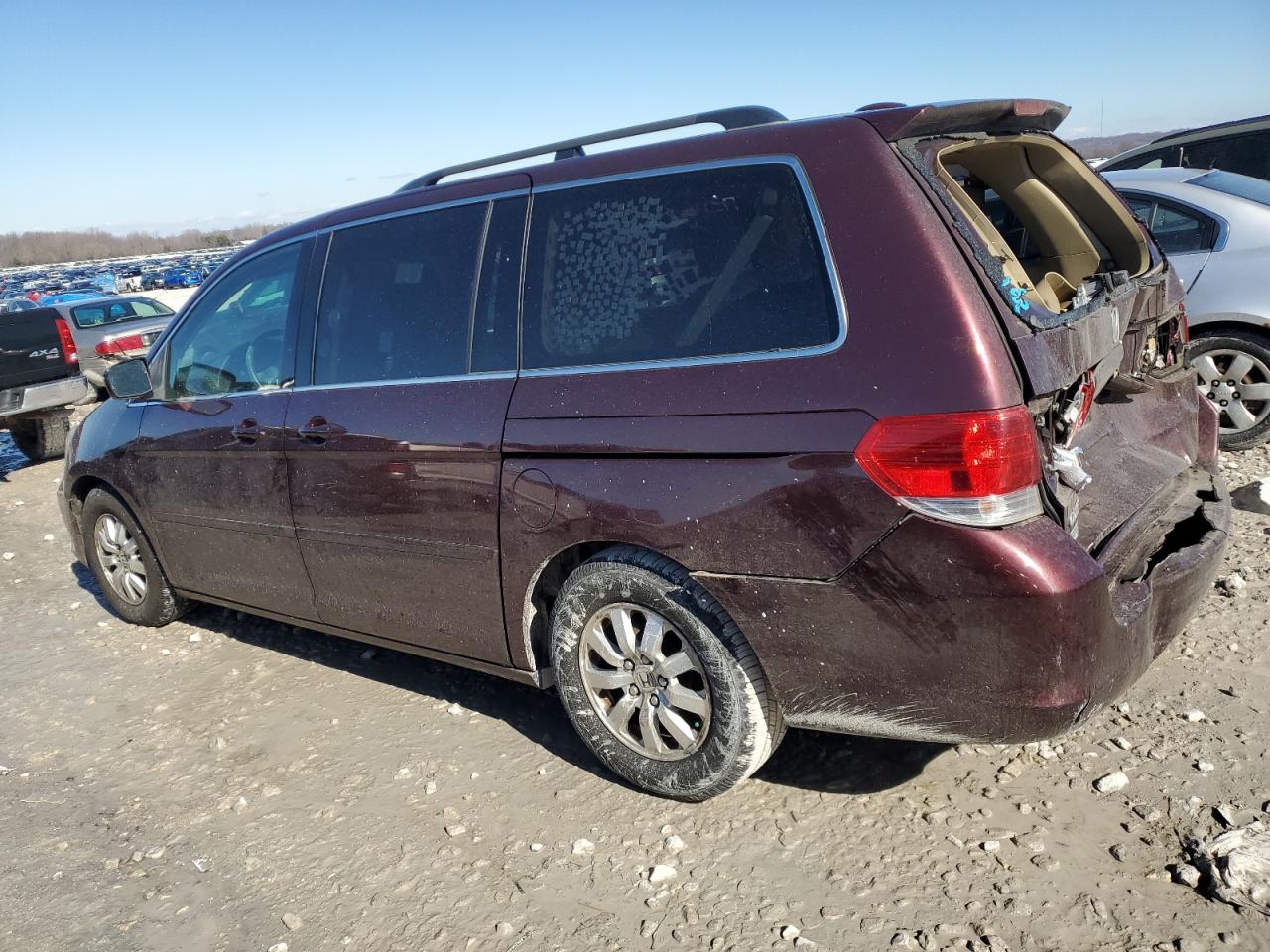2010 Honda Odyssey VIN 5FNRL3H68AB082331 Copart auction photo, rear end damage thumbnail 2