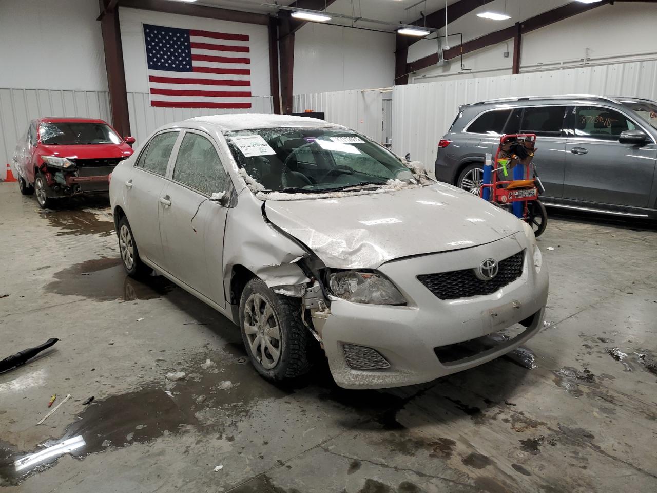 2010 Toyota Corolla VIN 1NXBU4EE4AZ369085 Copart auction photo, front end damage thumbnail 4