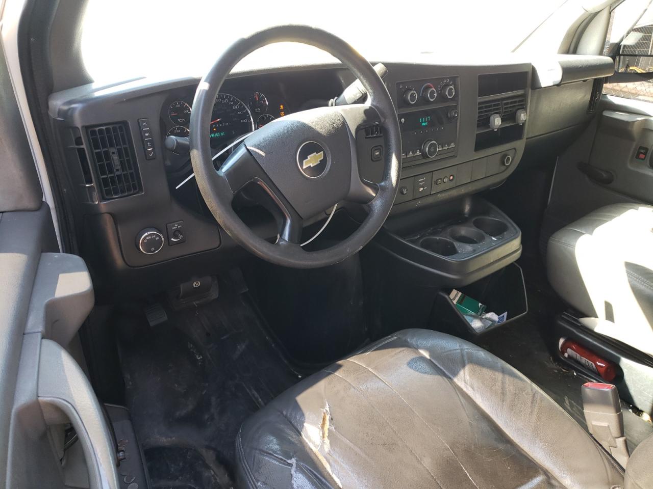 2013 Chevrolet Express VIN 1GCWGFFA2D1109410 Copart auction photo, rear end damage thumbnail 8