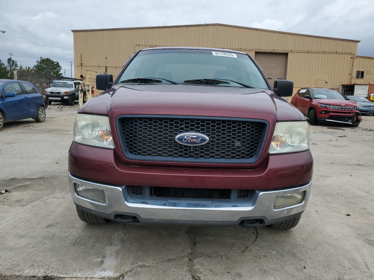 2004 Ford F-150 VIN 1FTPX14524NB80399 Copart auction photo, rear end damage thumbnail 5