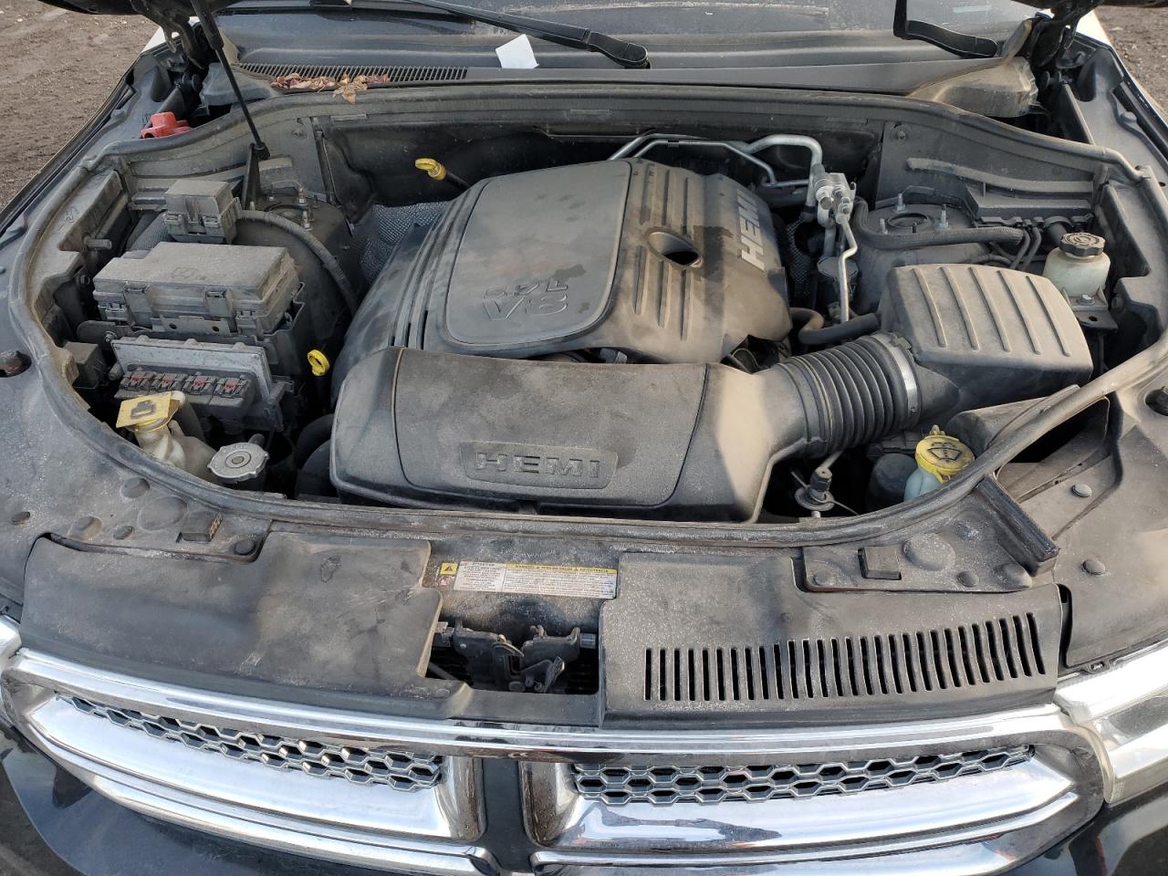 2013 Dodge Durango VIN 1C4SDJET1DC615974 Copart auction photo, side / front end damage thumbnail 13