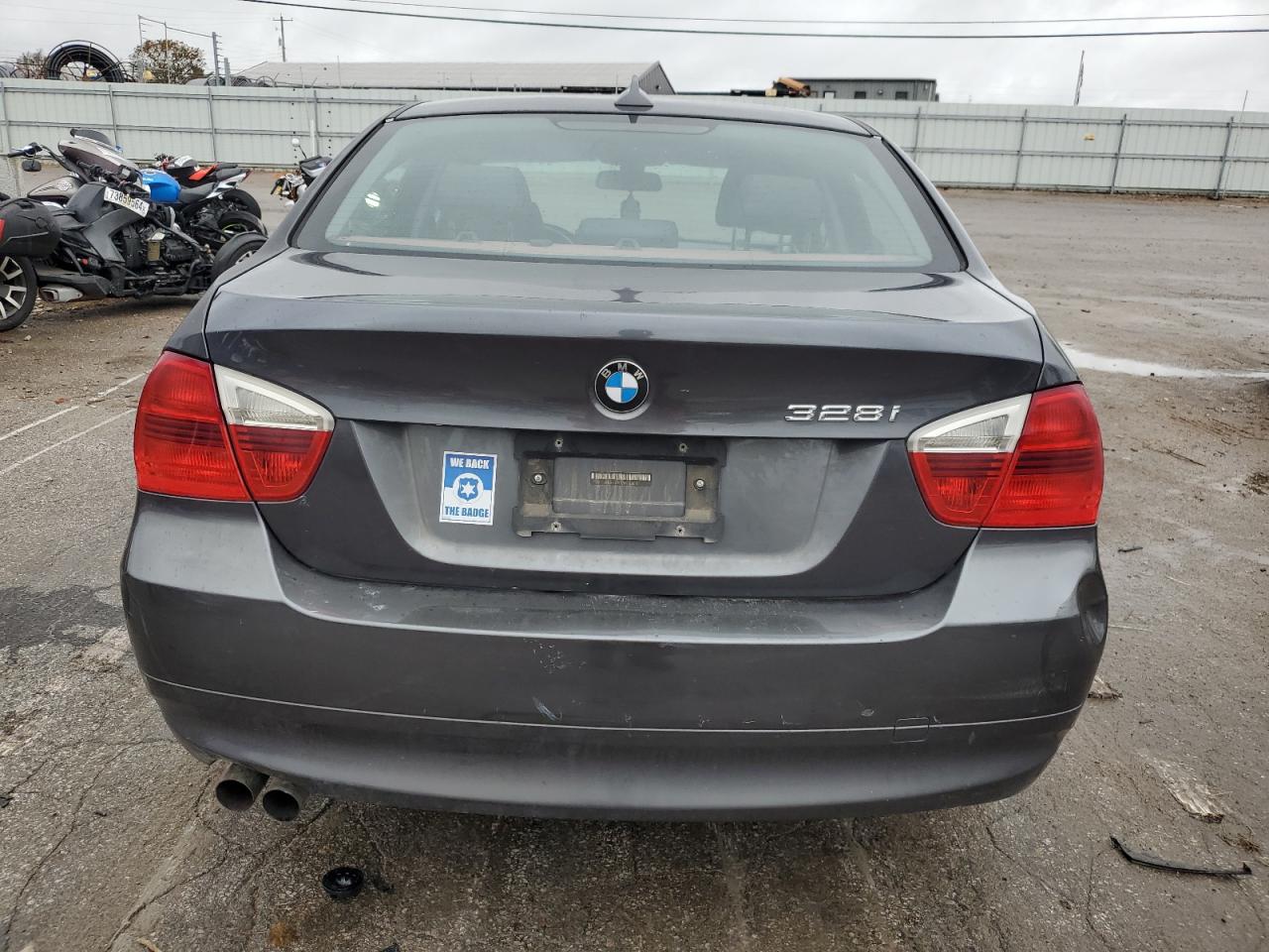 2008 BMW 3er VIN WBAVA37528NL58010 Copart auction photo, front end / side damage thumbnail 6