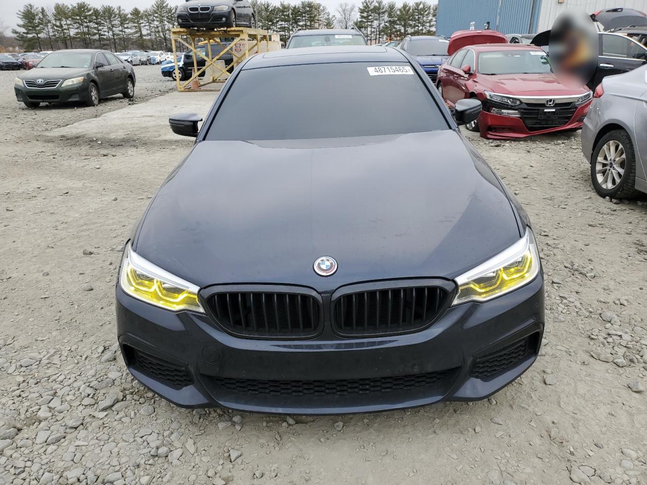2017 BMW 5er VIN WBAJE5C3XHG917391 Copart auction photo, undercarriage damage thumbnail 5
