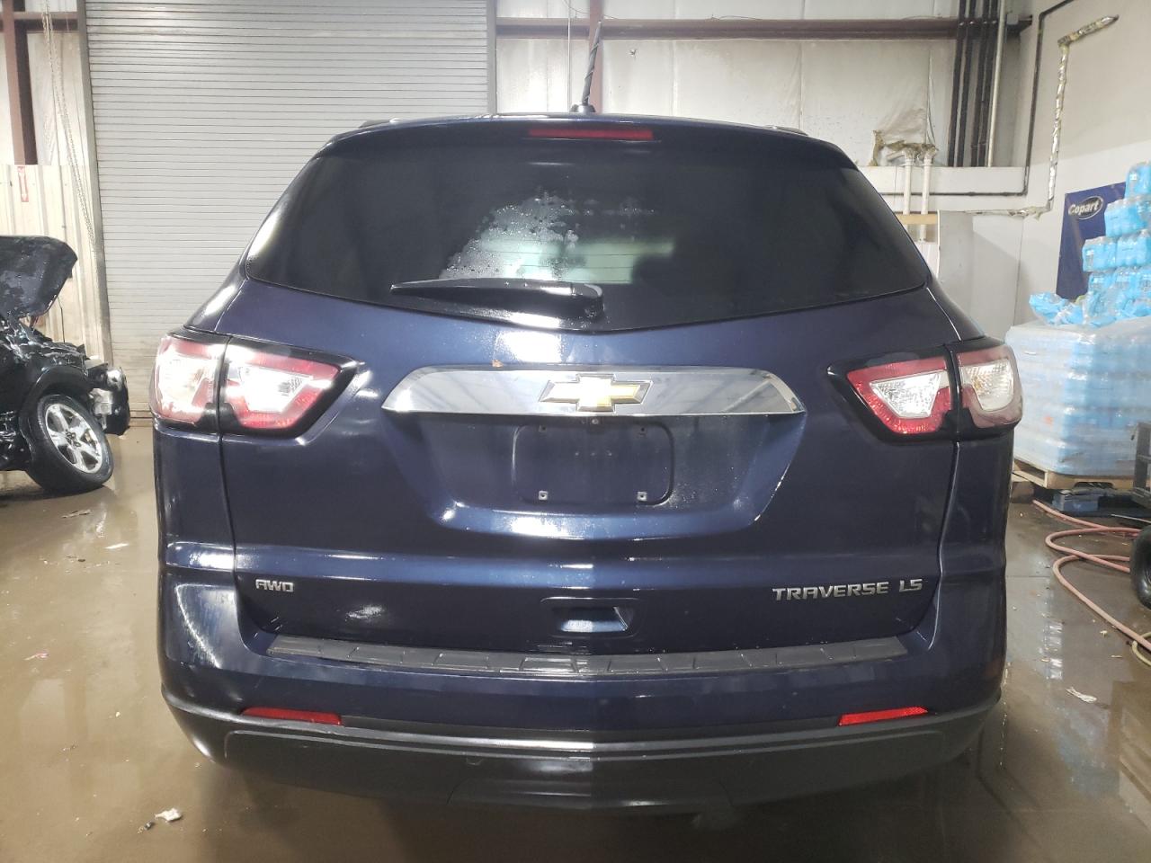2016 Chevrolet Traverse VIN 1GNKVFED9GJ146420 Copart auction photo, side / front end damage thumbnail 6