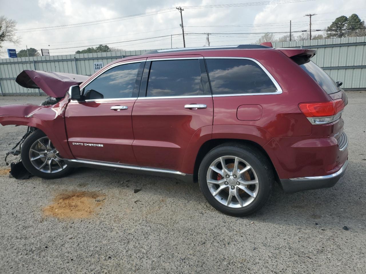 2015 Jeep Grand Cherokee VIN 1C4RJFJG8FC118131 Copart auction photo, front end / minor dent/scratches damage thumbnail 2