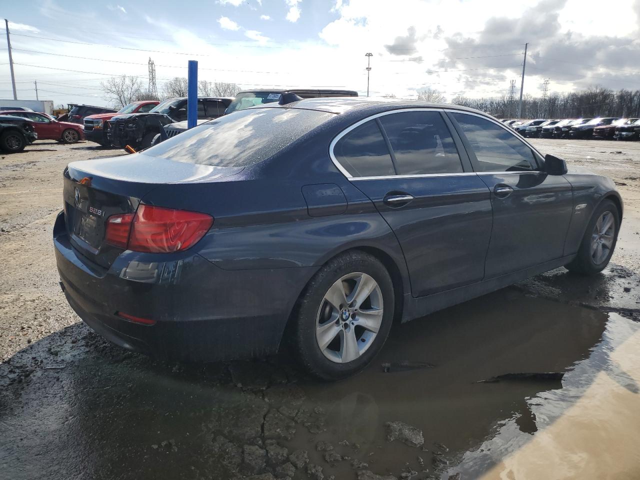 2012 BMW 5er VIN WBAXH5C5XCDW06251 Copart auction photo, front end damage thumbnail 3