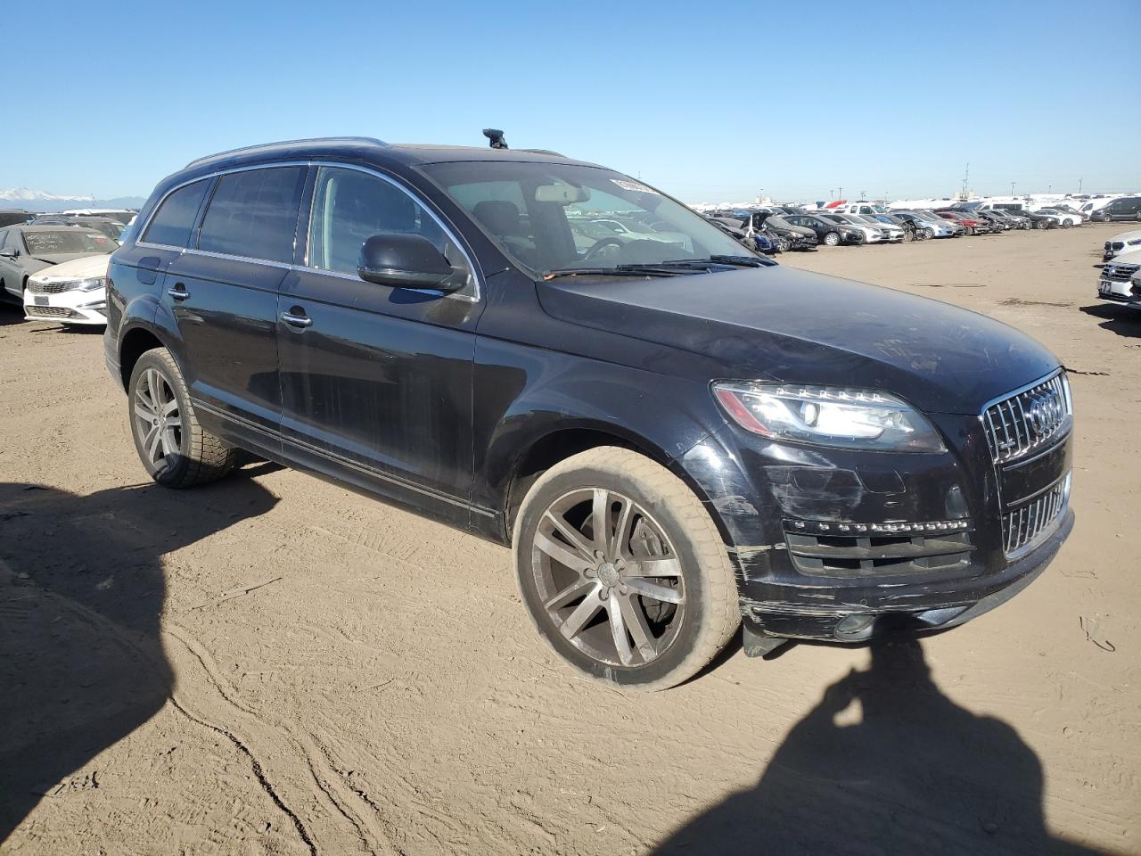 2015 Audi Q7 VIN WA1LGAFE7FD022574 Copart auction photo, front end / side damage thumbnail 4