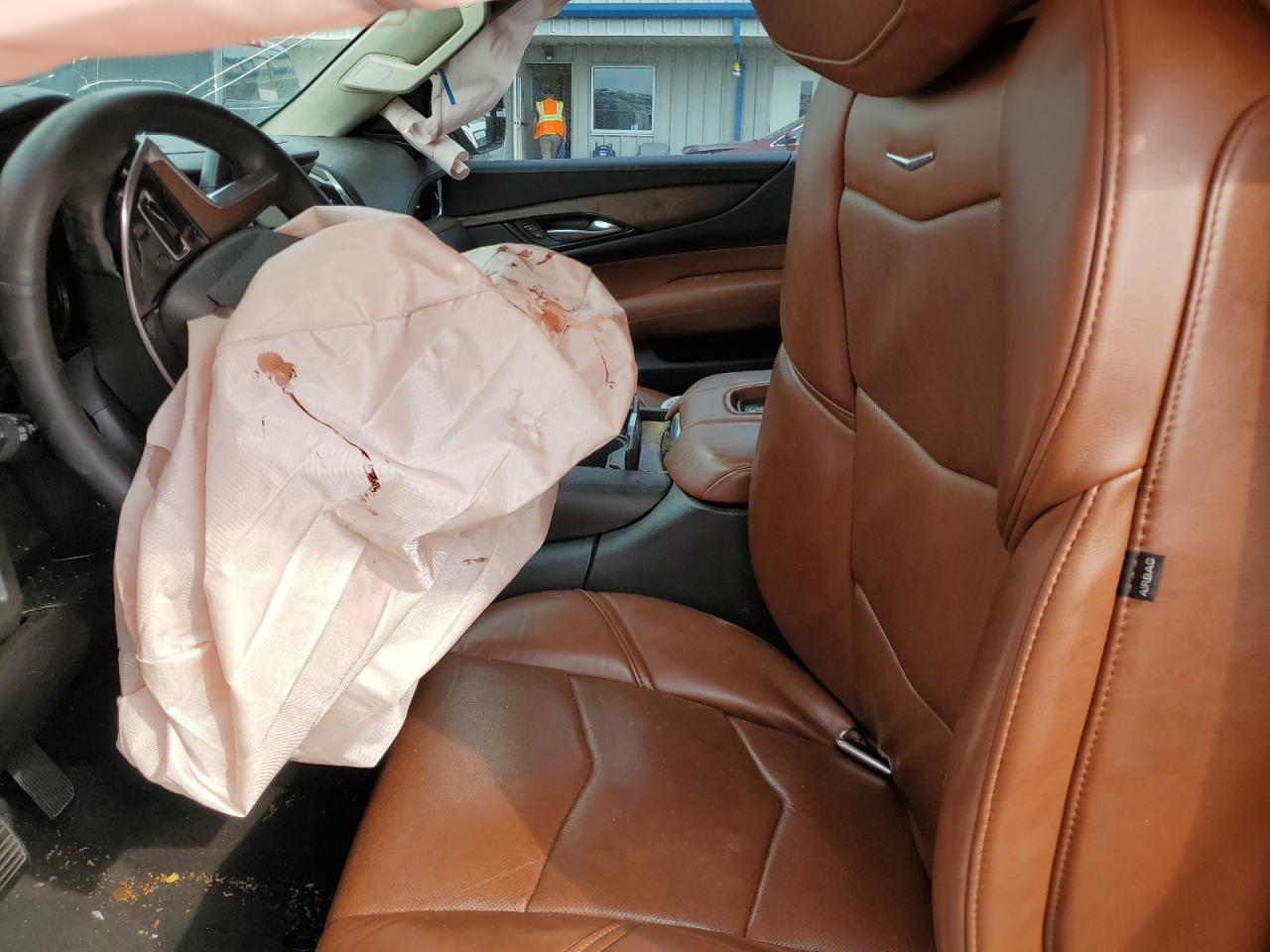 2018 Cadillac Escalade VIN 1GYS3HKJ3JR173779 Copart auction photo, front end damage thumbnail 7