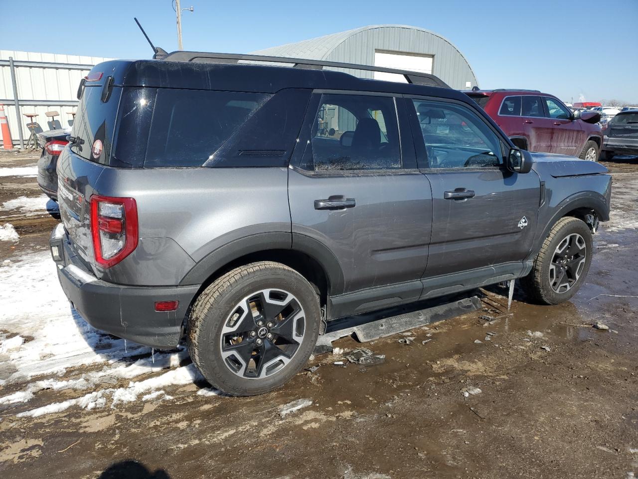 2021 Ford Bronco VIN 3FMCR9C66MRA68764 Copart auction photo, front end damage thumbnail 3