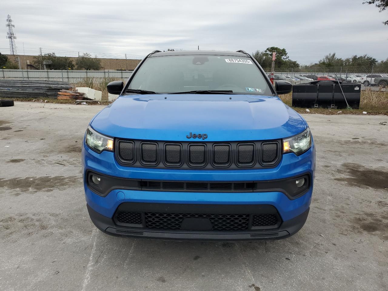 2022 Jeep Compass VIN 3C4NJCBB8NT198162 Copart auction photo, side damage thumbnail 5