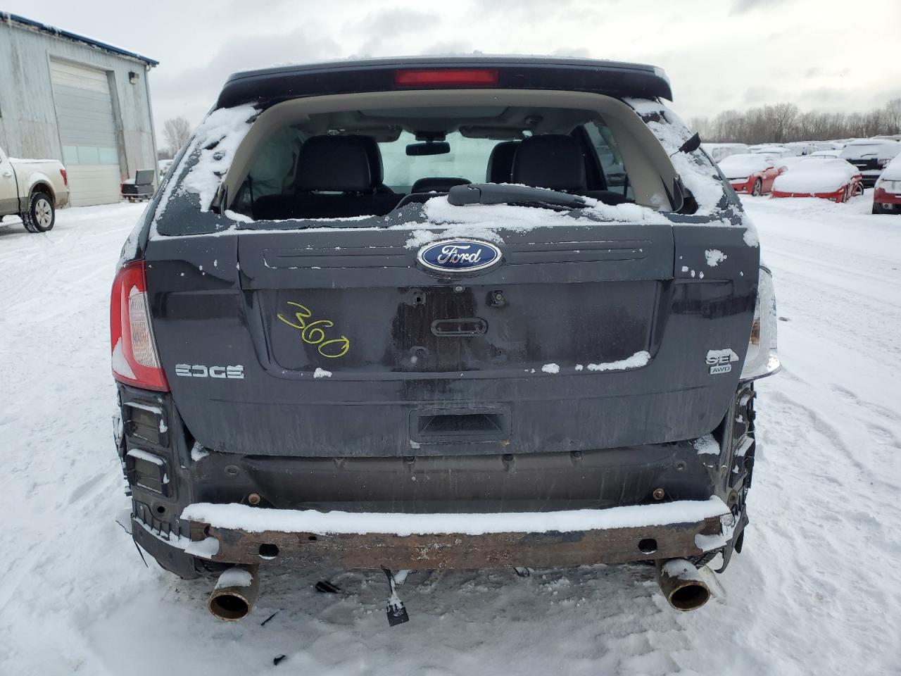 2014 Ford Edge VIN 2FMDK4JCXEBA31074 Copart auction photo, all over damage thumbnail 6