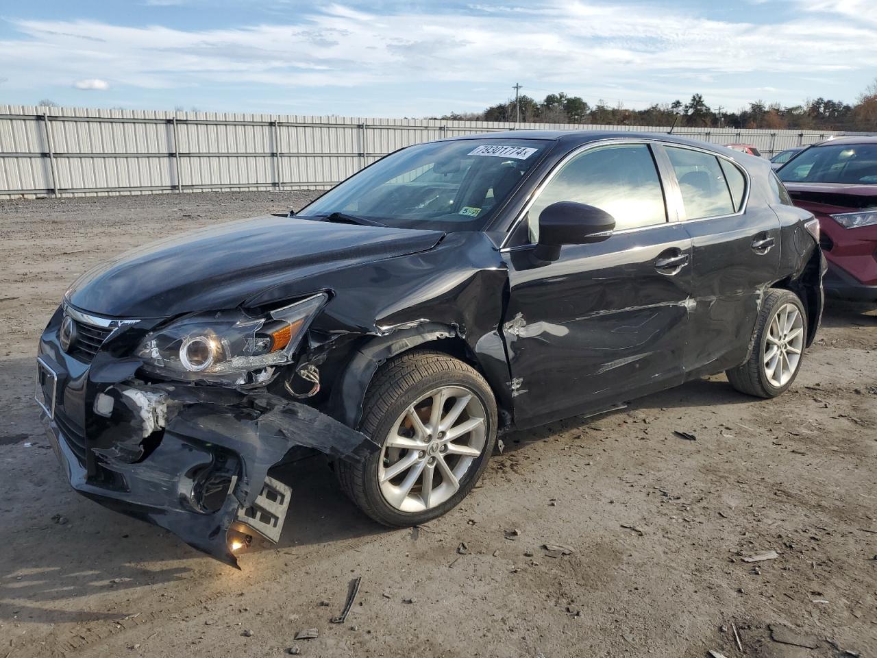2012 Lexus CT VIN JTHKD5BHXC2115547