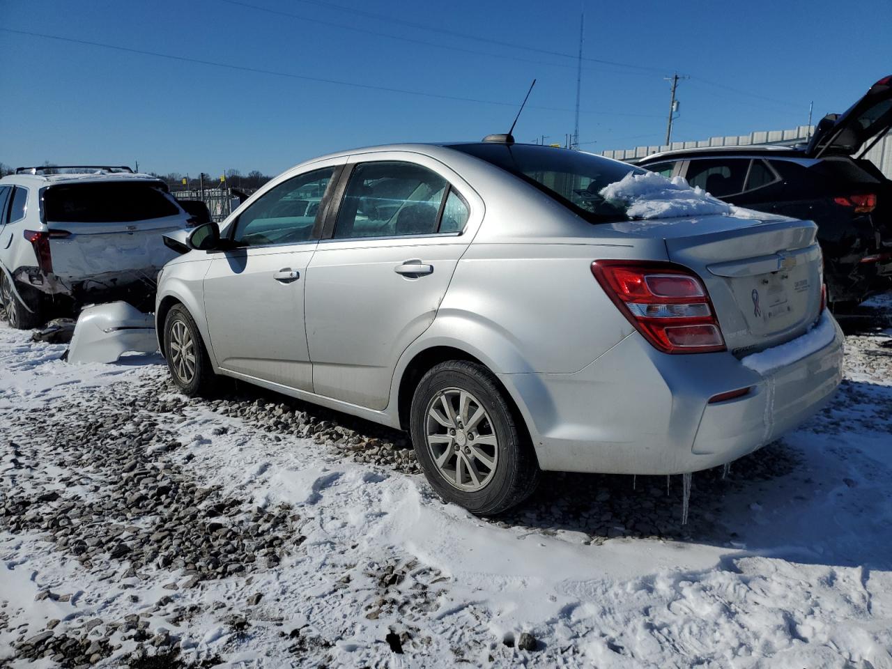 2019 Chevrolet Sonic VIN 1G1JD5SB7K4118149 Copart auction photo, front end damage thumbnail 2