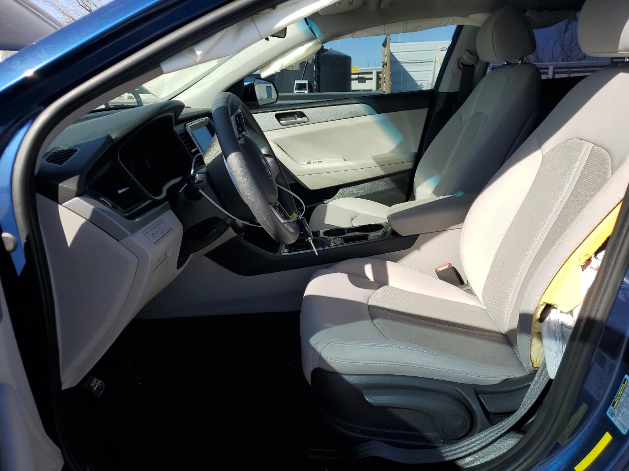 2019 Hyundai Sonata VIN 5NPE24AF6KH817229 Copart auction photo, front end / undercarriage damage thumbnail 7