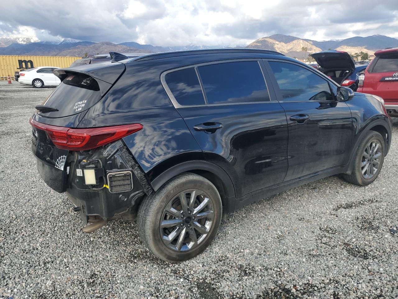2022 KIA Sportage VIN KNDP63AC4N7997395 Copart auction photo, rear end / side damage thumbnail 3